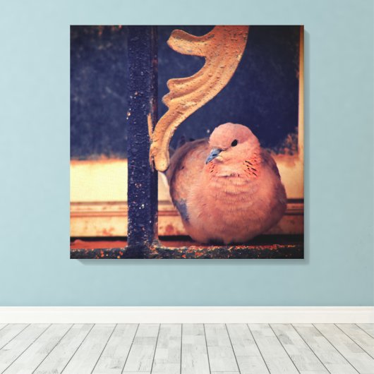 Een beetje vlot canvas afdruk (Insitu (Houten vloer))