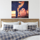 Een beetje vlot canvas afdruk (Insitu (Slaapkamer))