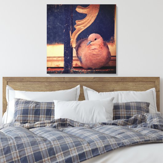 Een beetje vlot canvas afdruk (Insitu (Slaapkamer))