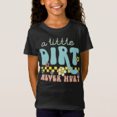 Een beetje vuil deed nooit Schattigee Kinder grafi T-shirt (Voorkant)