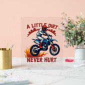 Een beetje vuil doet nooit pijn acryl bord (Huwelijk)