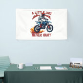 Een beetje vuil doet nooit pijn spandoek (Beurs)