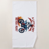 Een beetje vuil doet nooit pijn strandlaken (Voorkant)