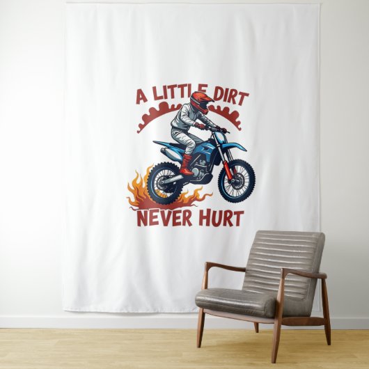 Een beetje vuil doet nooit pijn wandkleed (In situ)