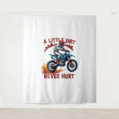 Een beetje vuil doet nooit pijn wandkleed (Voorkant)