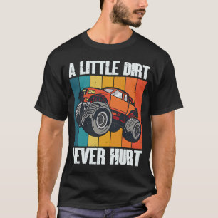 Een beetje vuil hoeft nooit 4 x 4 offroad kool vie t-shirt