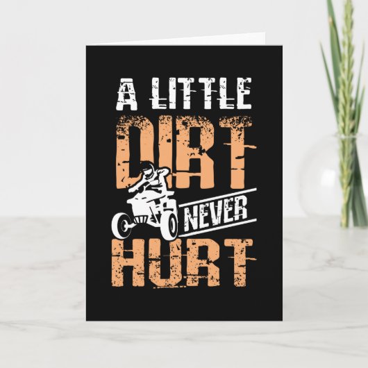 Een beetje vuil nooit Hurt Quad Atv Kaart (Voorkant)