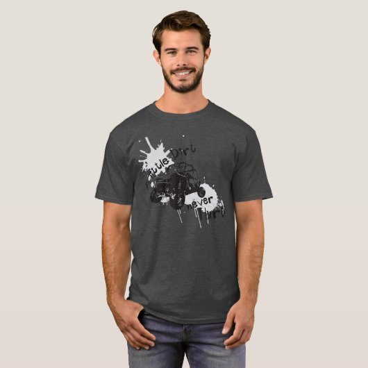 Een beetje vuil UTV SxS zweet T-shirt (Voorkant volledig)