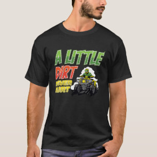Een beetje vuile quad-fiets t-shirt
