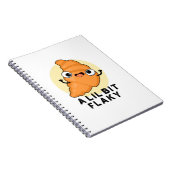 Een Beetje Wankel Grappige Croissant Gebak Pun Notitieboek (Rechterzijde)