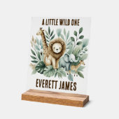 Een beetje wild acryl bord (Hoek)