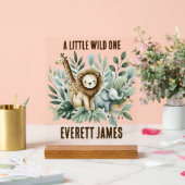 Een beetje wild acryl bord (Huwelijk)