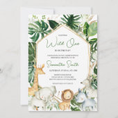 Een beetje wild baby shower uitnodiging (Voorkant)