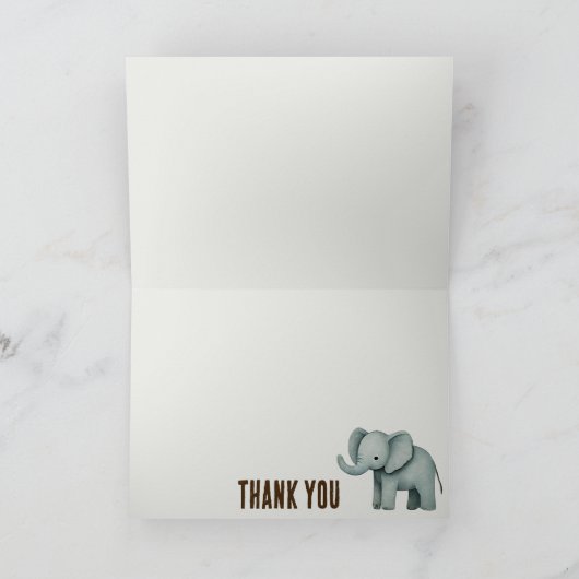 Een beetje wild bedankkaart (Binnen)