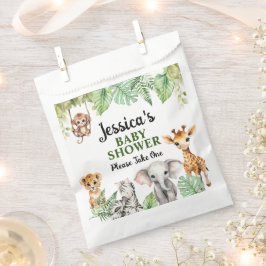 Een beetje wild één Baby shower Bedankzakje