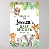 Een beetje wild één Baby shower Poster (Voorkant)
