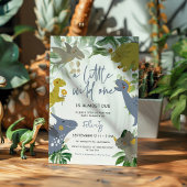 Een beetje wild een dinosaurus trex Baby shower Kaart