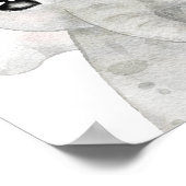 Een beetje wild een Oerwoud Baby shower welkomstbo Poster (Hoek)