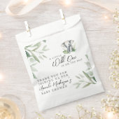 Een beetje wild een olifant Baby shower feest Bedankzakje (Geknipt)