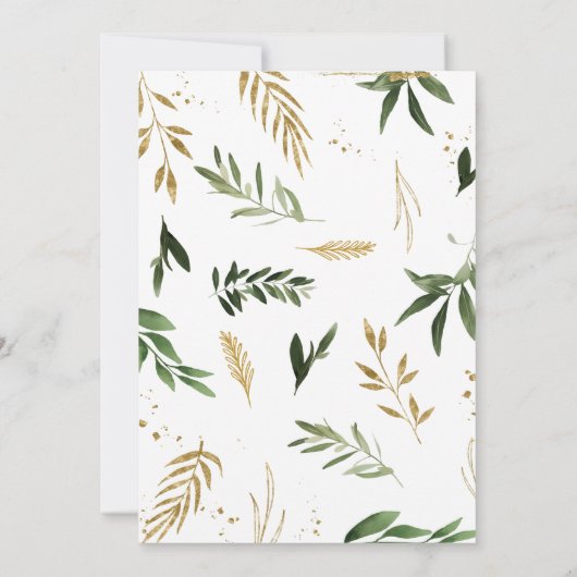 Een beetje wild een safari Baby shower Kaart (Achterkant)