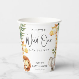 Een beetje wild een safari Baby shower Papieren Bekers