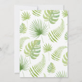 Een beetje wild een Safari baby shower-uitnodiging Kaart (Achterkant)