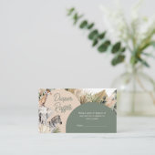 Een beetje wild een safari dieren luier rafel informatiekaartje (Staand voorkant)