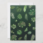 Een beetje wild is onderweg naar het baby shower kaart (Achterkant)