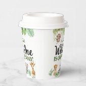 Een beetje wild is op de weg papieren beker (Rechts)