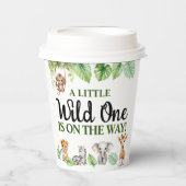 Een beetje wild is op de weg papieren beker (Voorkant)