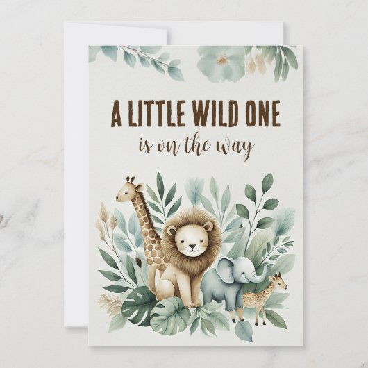 Een beetje wild kaart (Voorkant)