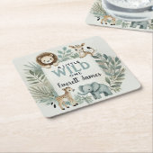 Een beetje wild kartonnen onderzetters (Schuin)