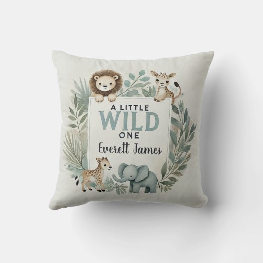 Een beetje wild kussen (Achterkant)