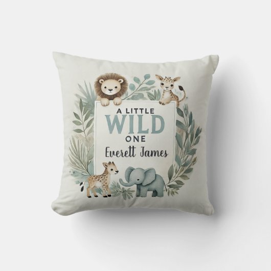 Een beetje wild kussen (Voorkant)