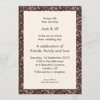 Een Beetje Wild (maroon) 5x7 Kaart