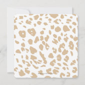 Een beetje Wild One is op weg naar Safari Baby sho Kaart (Achterkant)