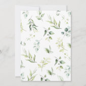 Een beetje wild op de weg Baby shower Kaart (Achterkant)