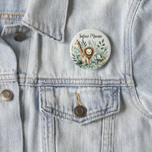 Een beetje wild ronde button 5,7 cm (In situ)