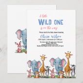 Een beetje wild safari dier het is jongen baby sho kaart (Voorkant / Achterkant)