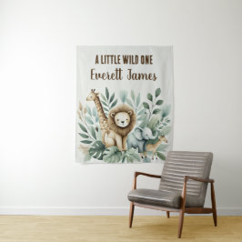 Een beetje wild wandkleed