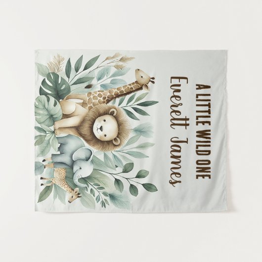 Een beetje wild wandkleed (Voorkant (horizontaal))