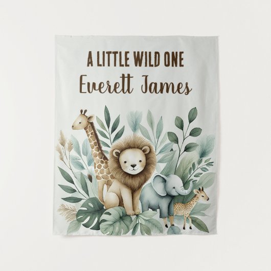 Een beetje wild wandkleed (Voorkant)