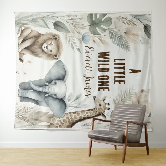 Een beetje wild wandkleed (In Situ (horizontaal))