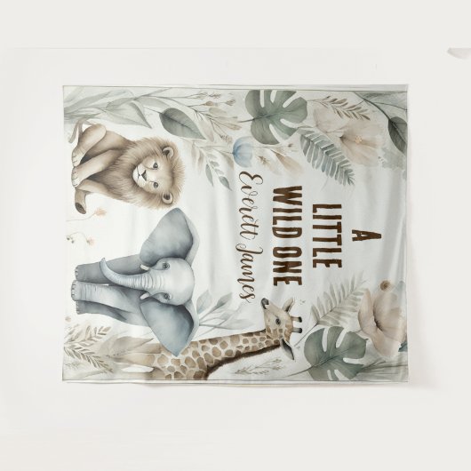 Een beetje wild wandkleed (Voorkant (horizontaal))