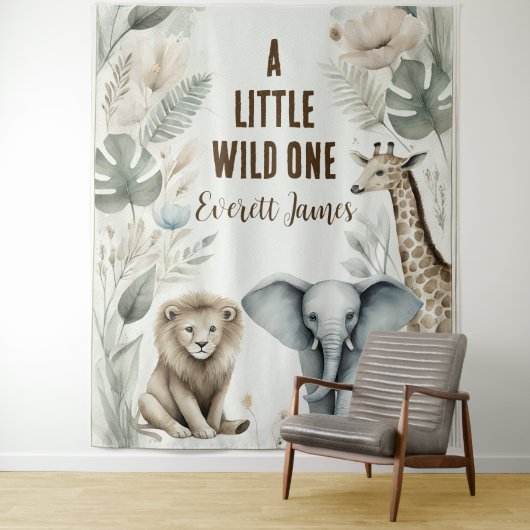 Een beetje wild wandkleed (In situ)