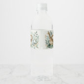 Een beetje wild waterfles etiket (Achterkant)