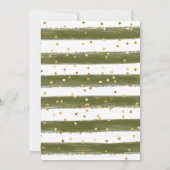 Een beetje wild, winterdieren Baby shower Kaart (Achterkant)