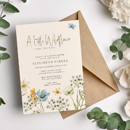 Een beetje wilde bloem boho spring bloemenbaby sho kaart