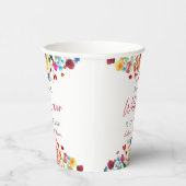 Een beetje wilde bloem is onderweg Baby shower Papieren Bekers (Rechts)