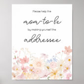 Een beetje wilde bloem is onderweg envelop station poster (Voorkant)